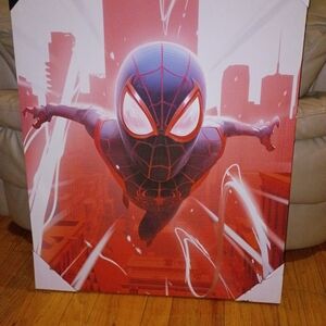 Spiderman Dynamic Red and Black Art